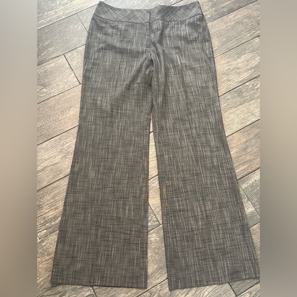 classiques entier Dress work career wide leg pants women’s 14 black Textured